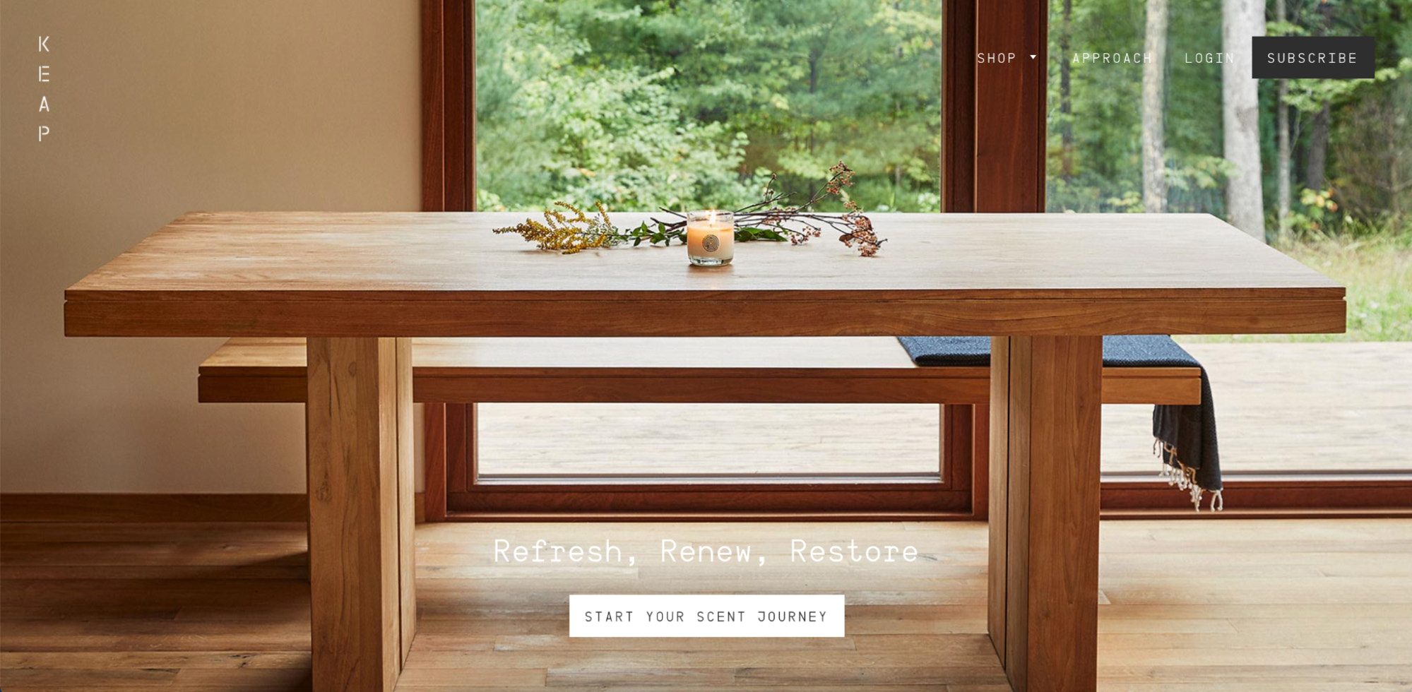 Keap's website design focuses on clean, simple imagery..