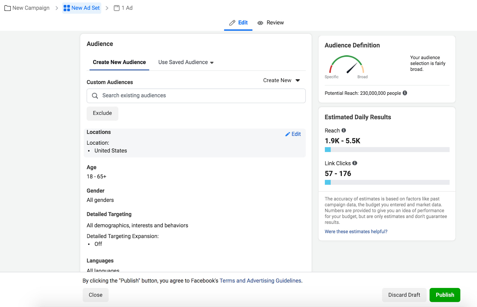 Choosing an audience