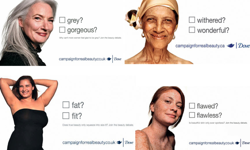 Example of Dove’s advertising campaigns, Dove’s digital marketing strategy, Real Beauty campaign