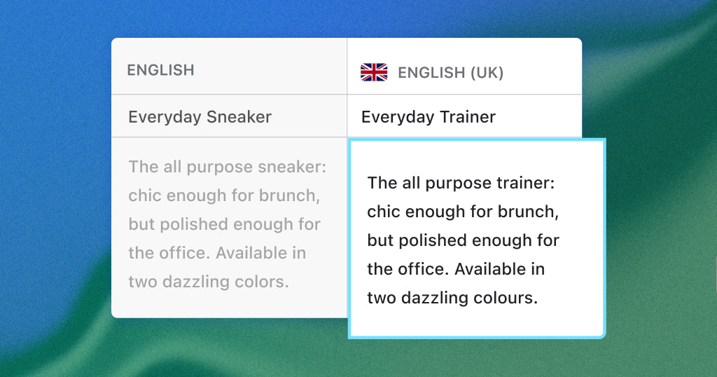 translate and adapt app