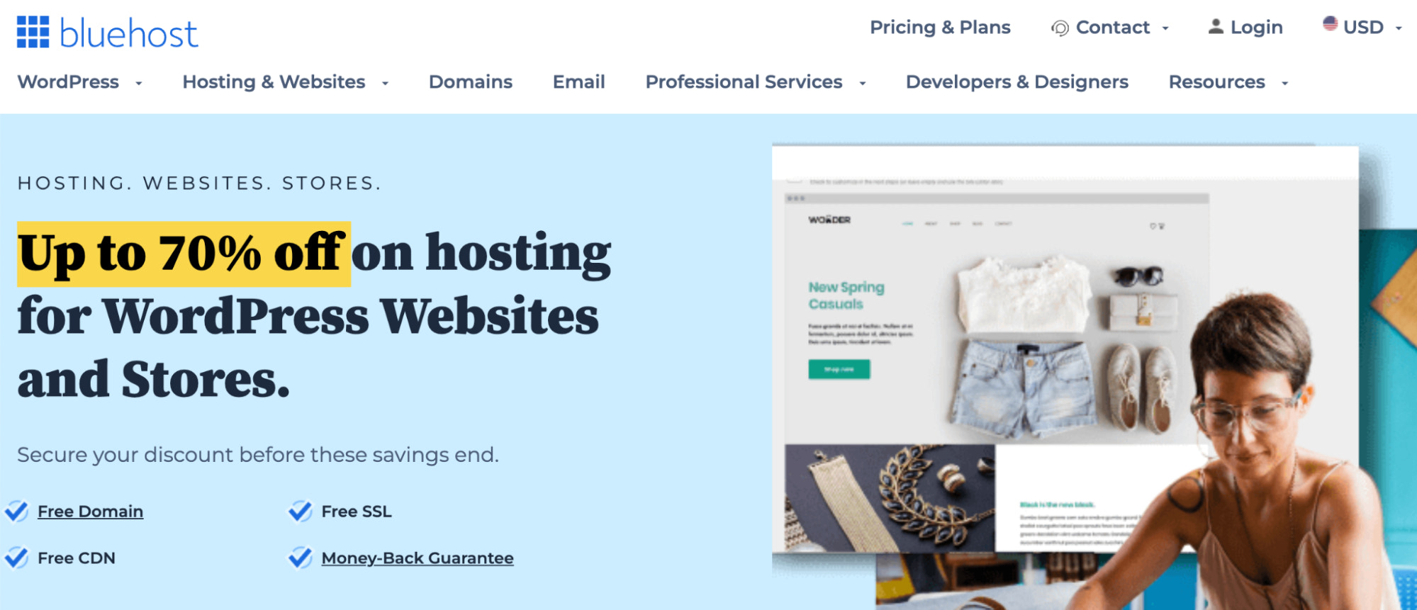 bluehost hosting service