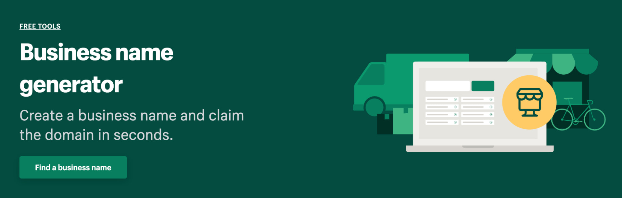 Shopify’s business name generator.