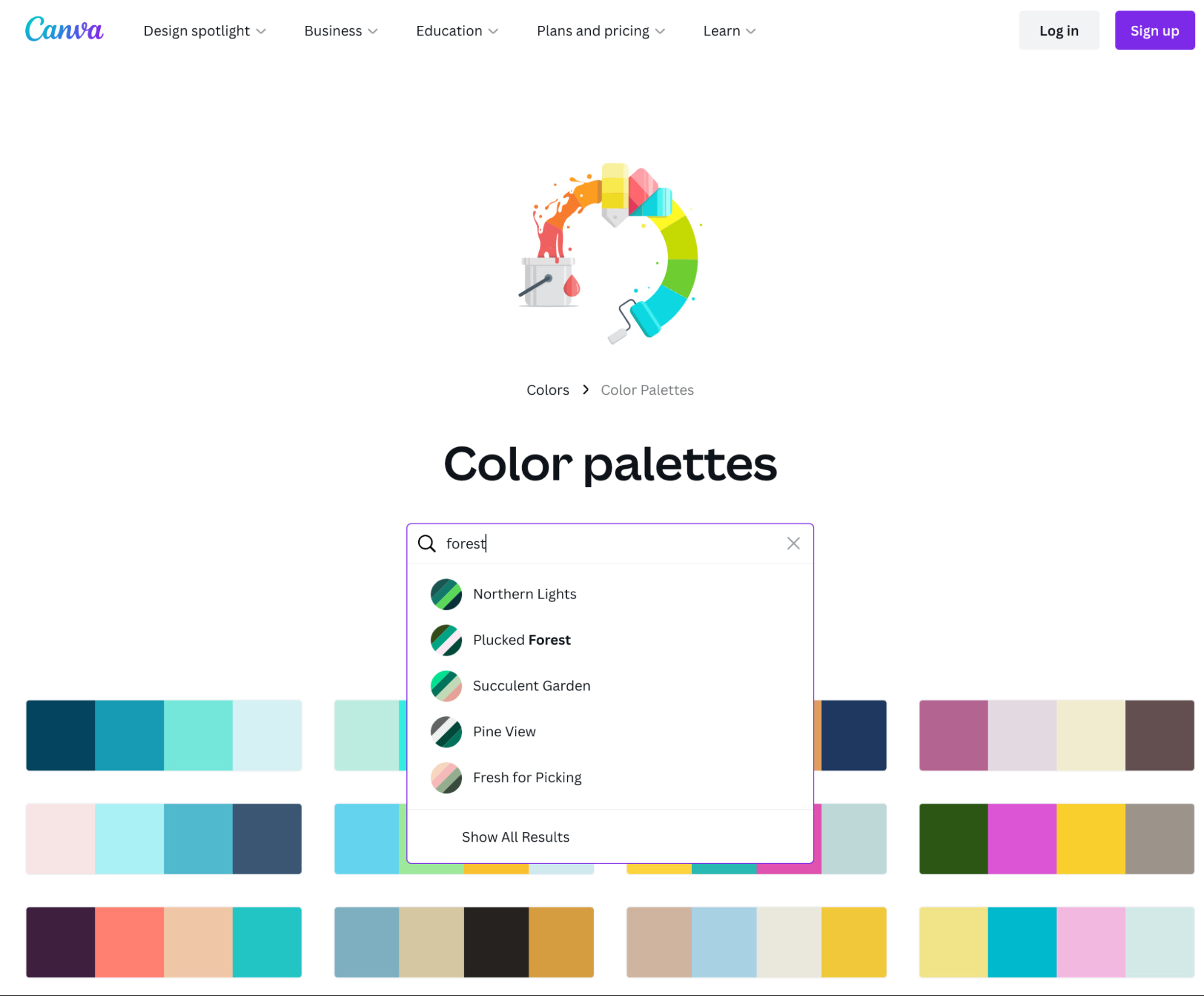 canva color palette generator