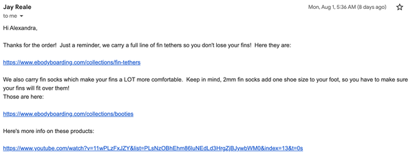 ebodyboarding cross sell