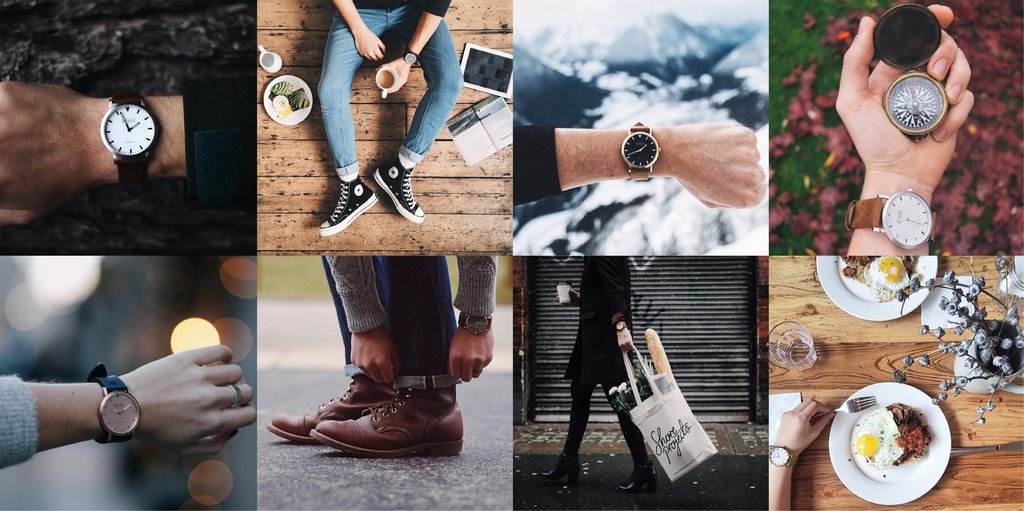 moodboard for influencer marketing outreach