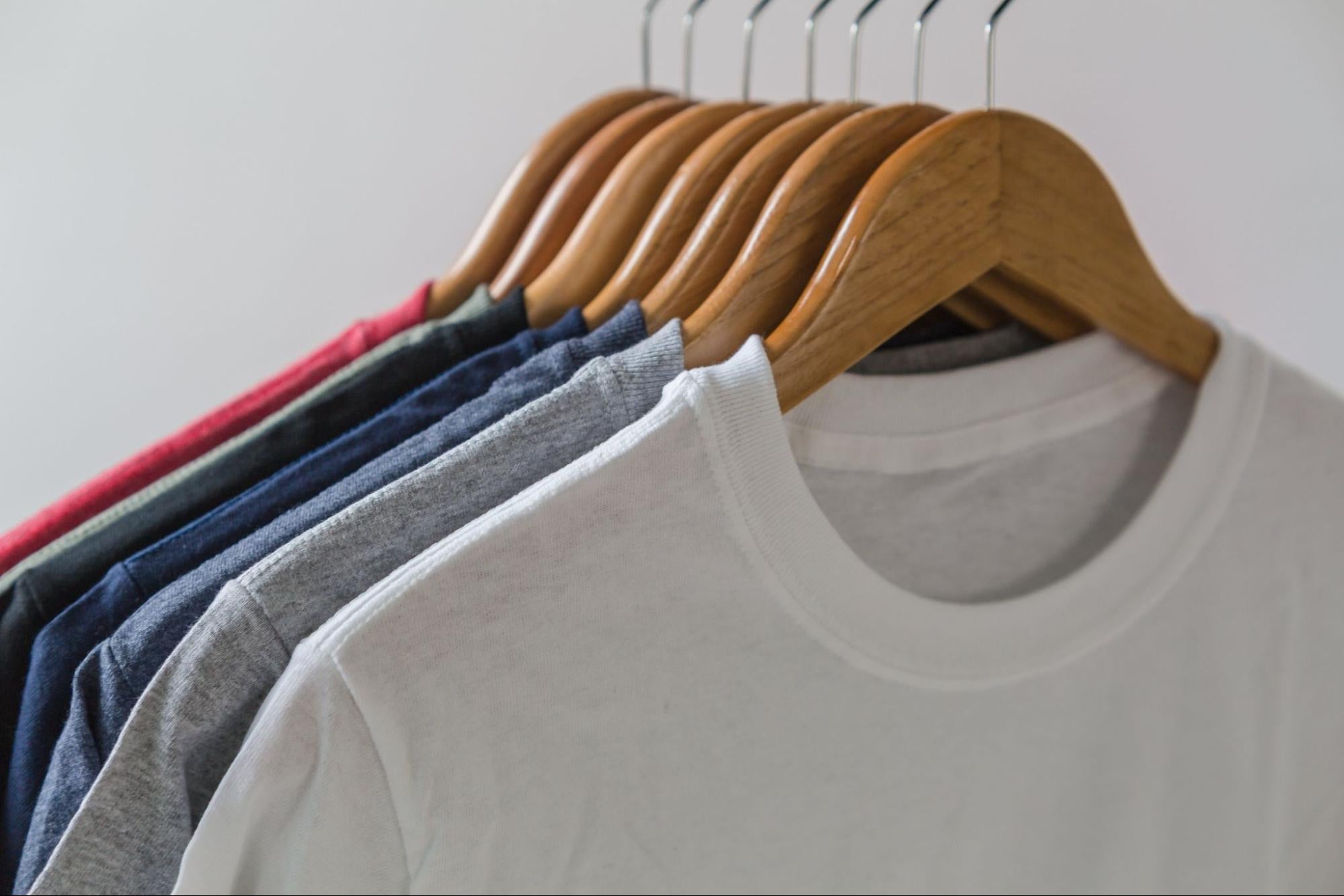 row-of-tee-shirts