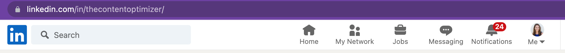 截图啊f custom LinkedIn URL