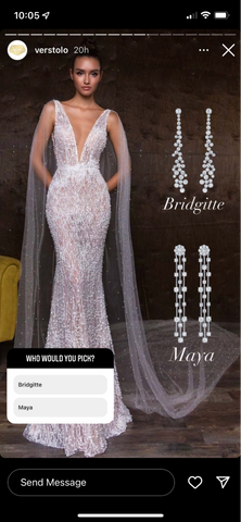 拿着一个instagram上的投票故事