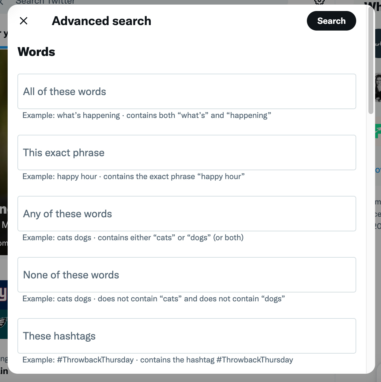 截图啊f Twitter Advanced Search.