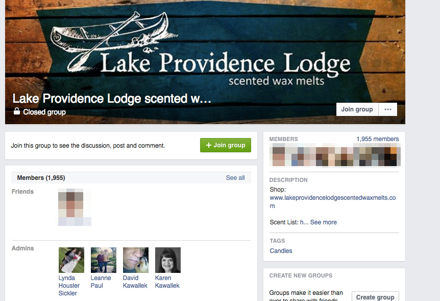 Groupe communauté facebook