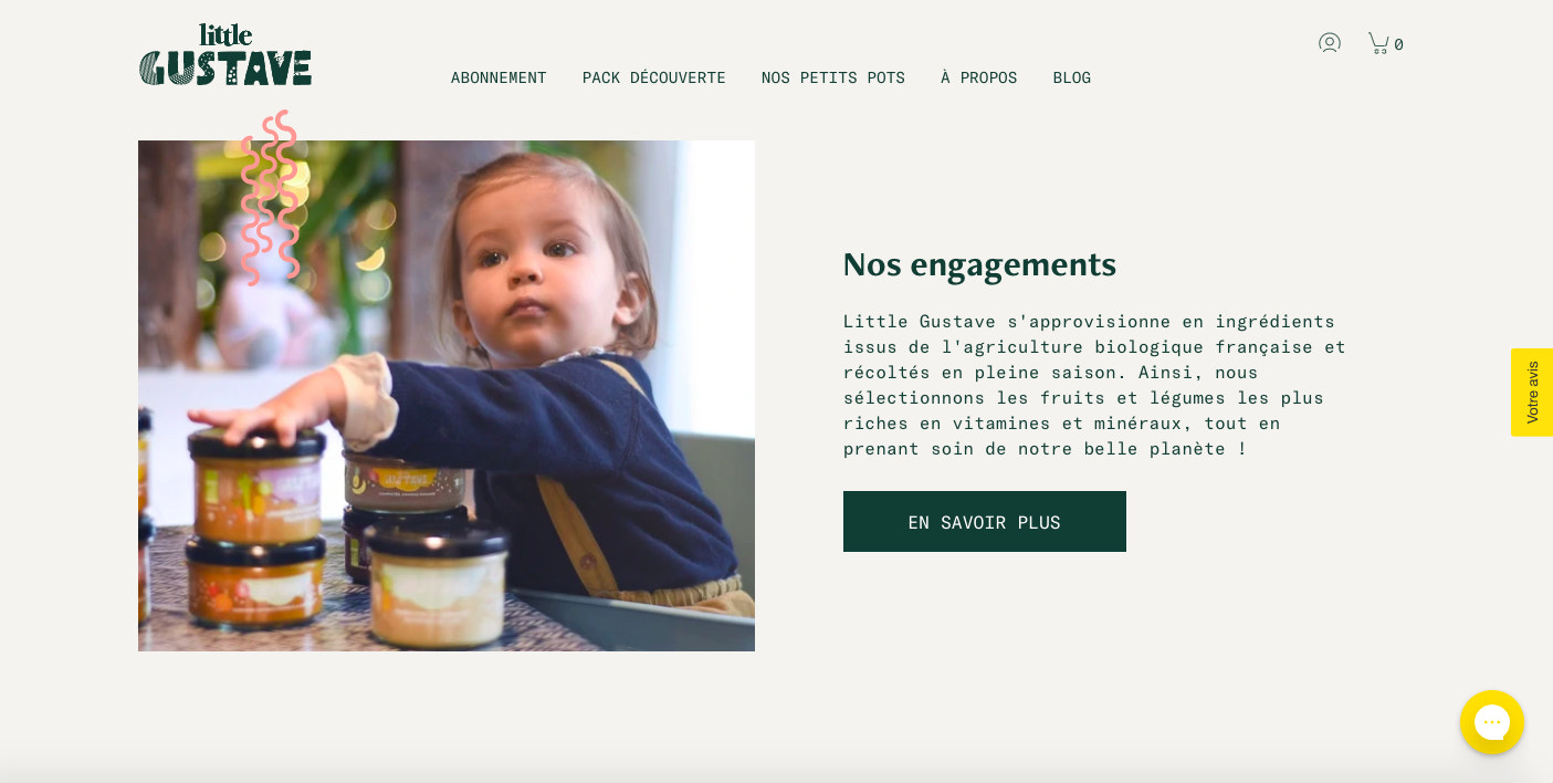 Les engagements de la marque Little Gustave