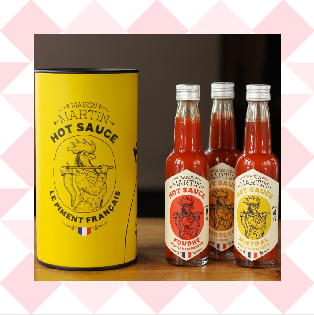 Coffret de sauces piquantes Maison Martin