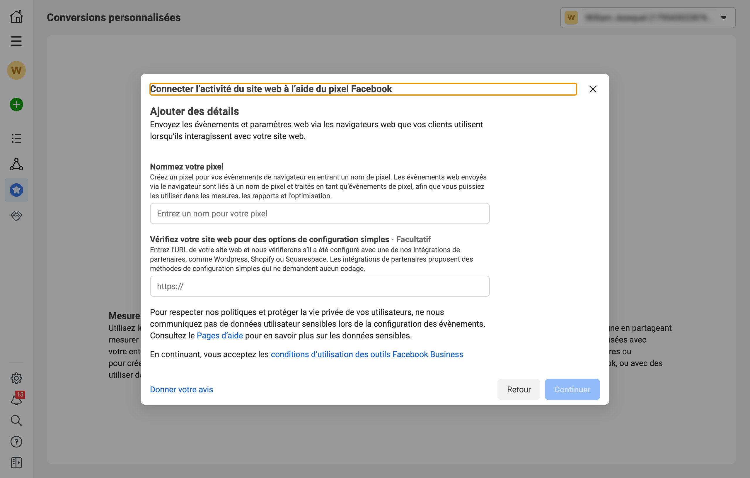 来源données Facebook