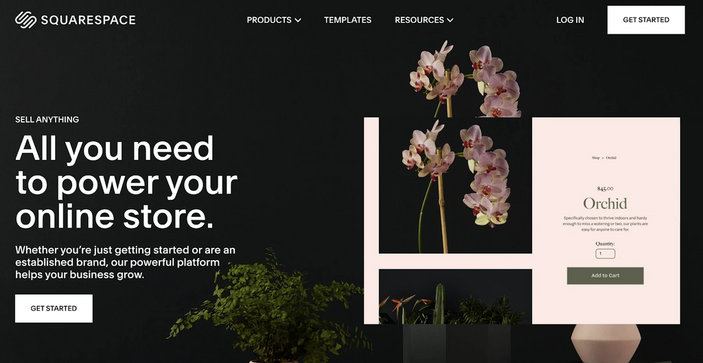 Squarespace官网首页