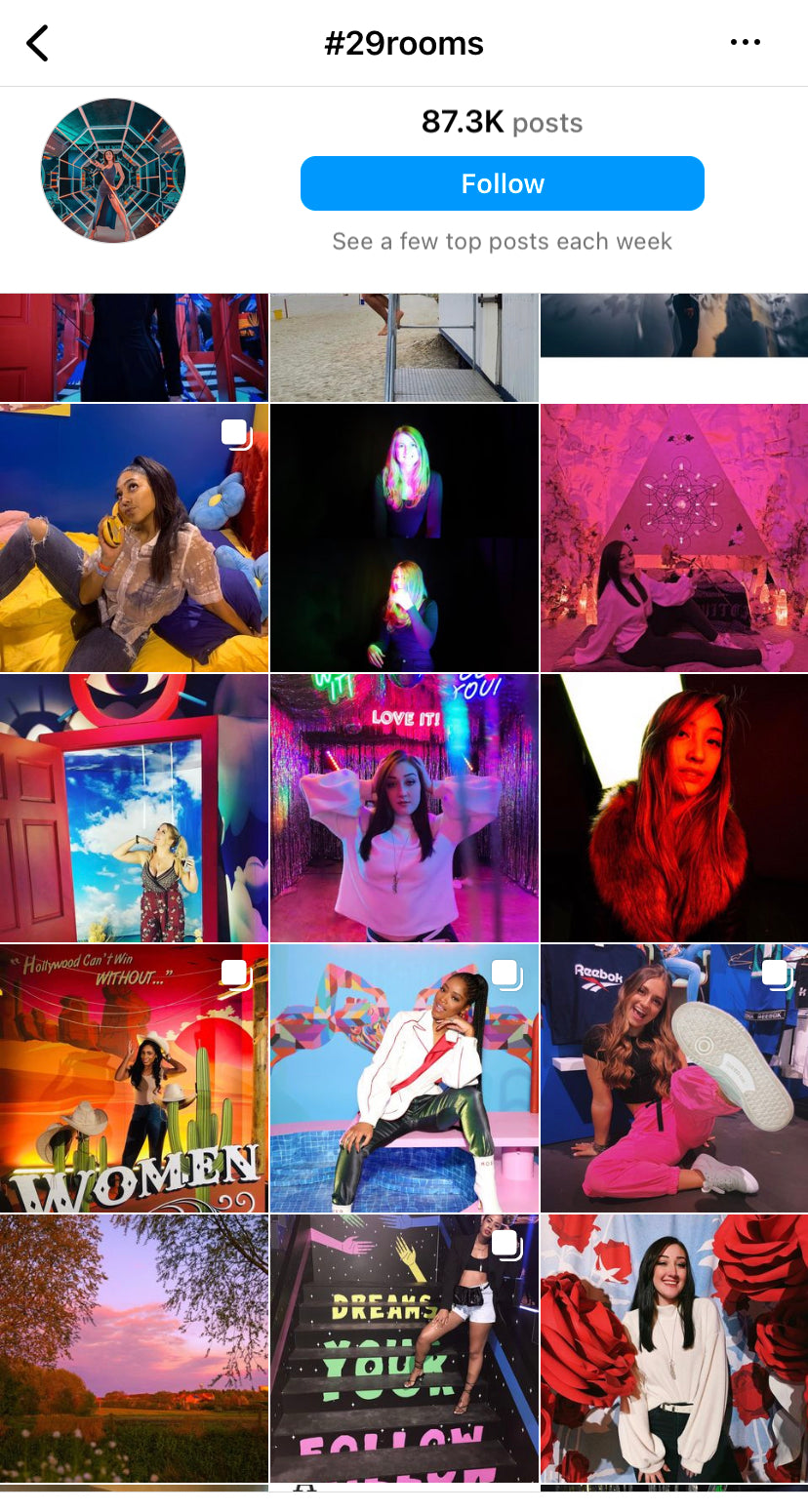 29个房间Ins的标签tagram