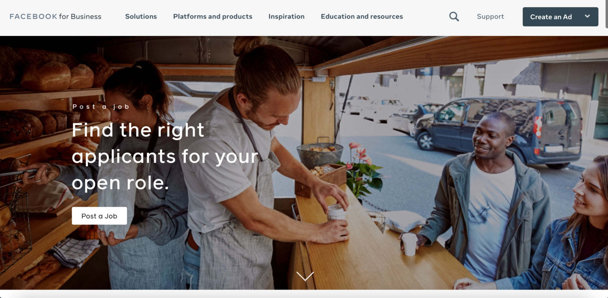 在Facebook上发布招聘信息
