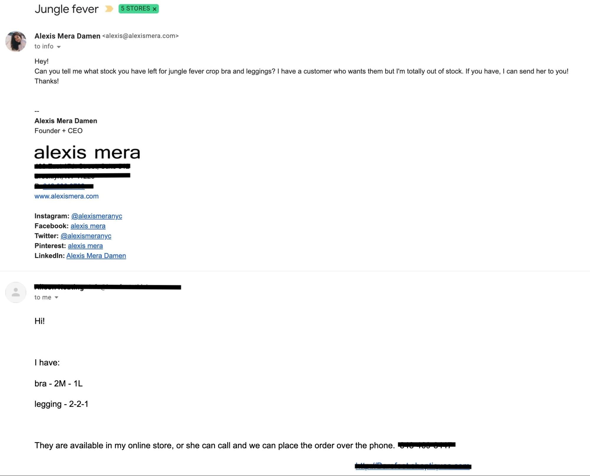 customer service email