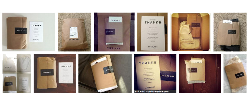 Everlane packaging e confezioni - Guida per principianti alla spedizione e alla consegna dei prodotti