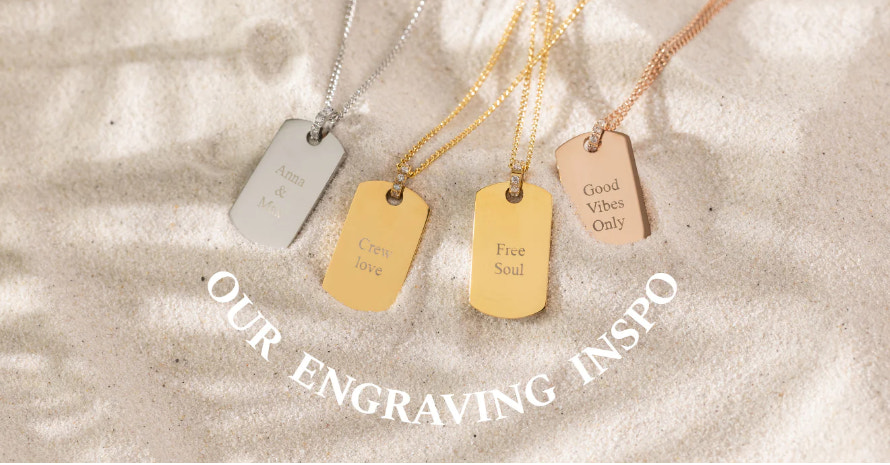 PURELEI bietet seiner Kundschaft auch personalisierten Schmuck an.