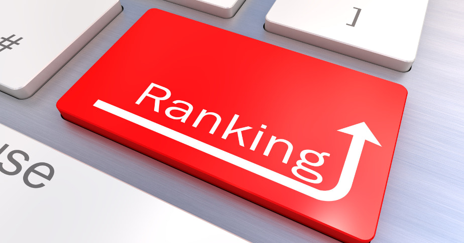 ランクアップを表しているパソコンのボタン