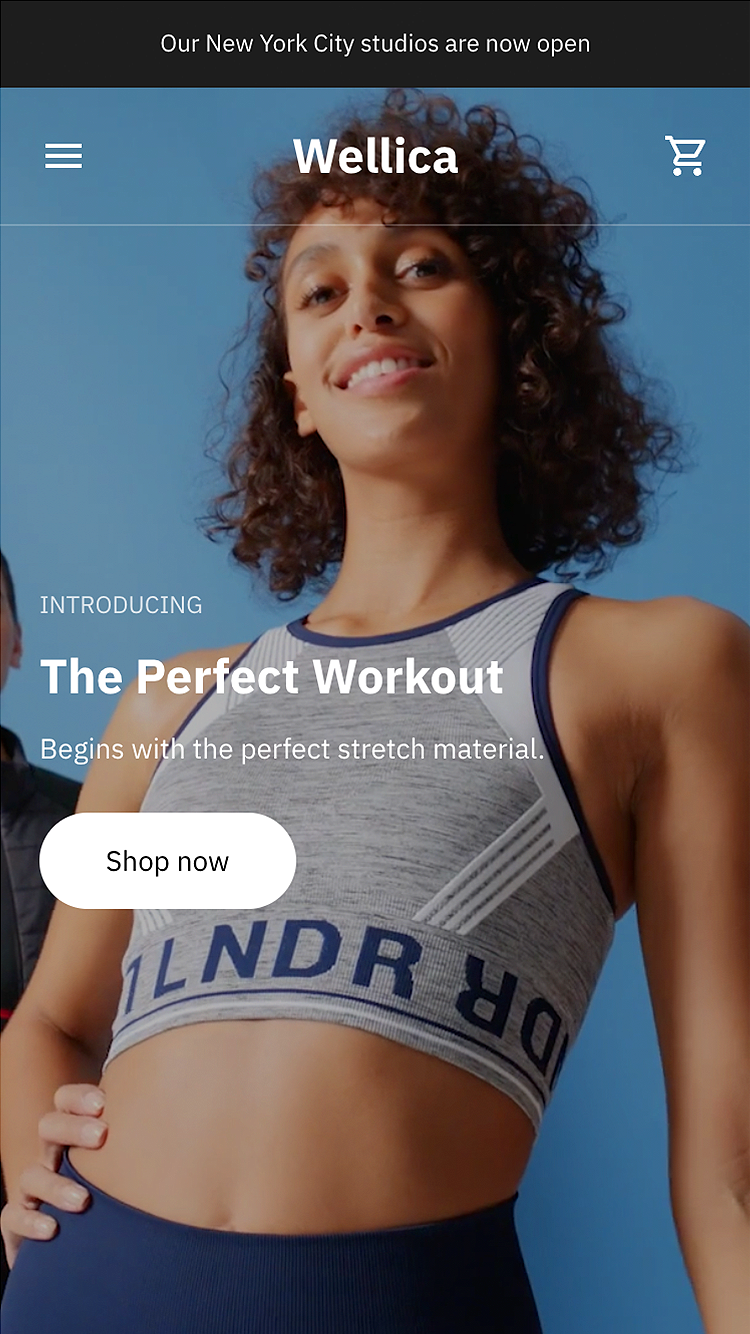 預覽行動版「Ira」樣式的Active佈景主題