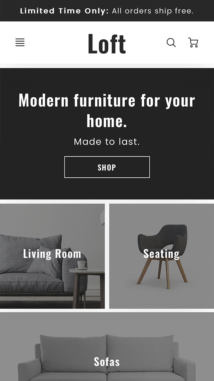 Mobile preview for Loft in the 