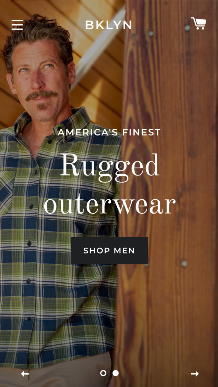 Vista previa de la versión móvil Brooklyn en el estlo“经典”