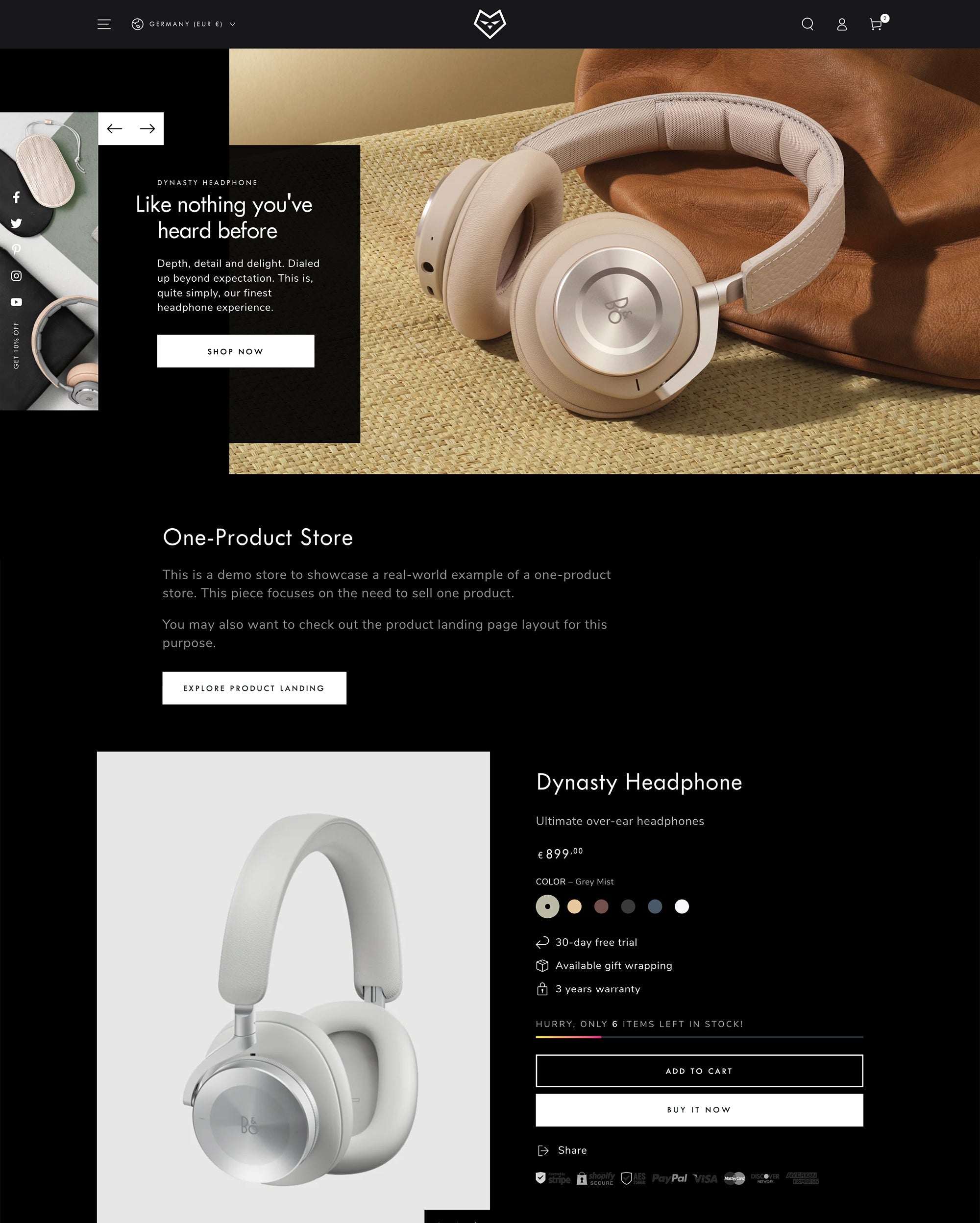 預覽電腦版「Be Yours」樣式的Dark佈景主題