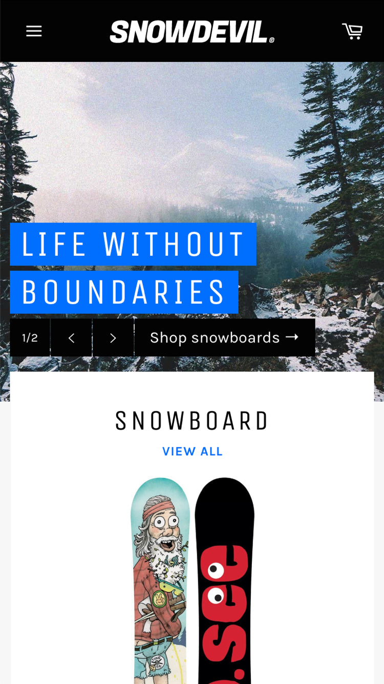 手机预览的风险在“滑雪板”风格