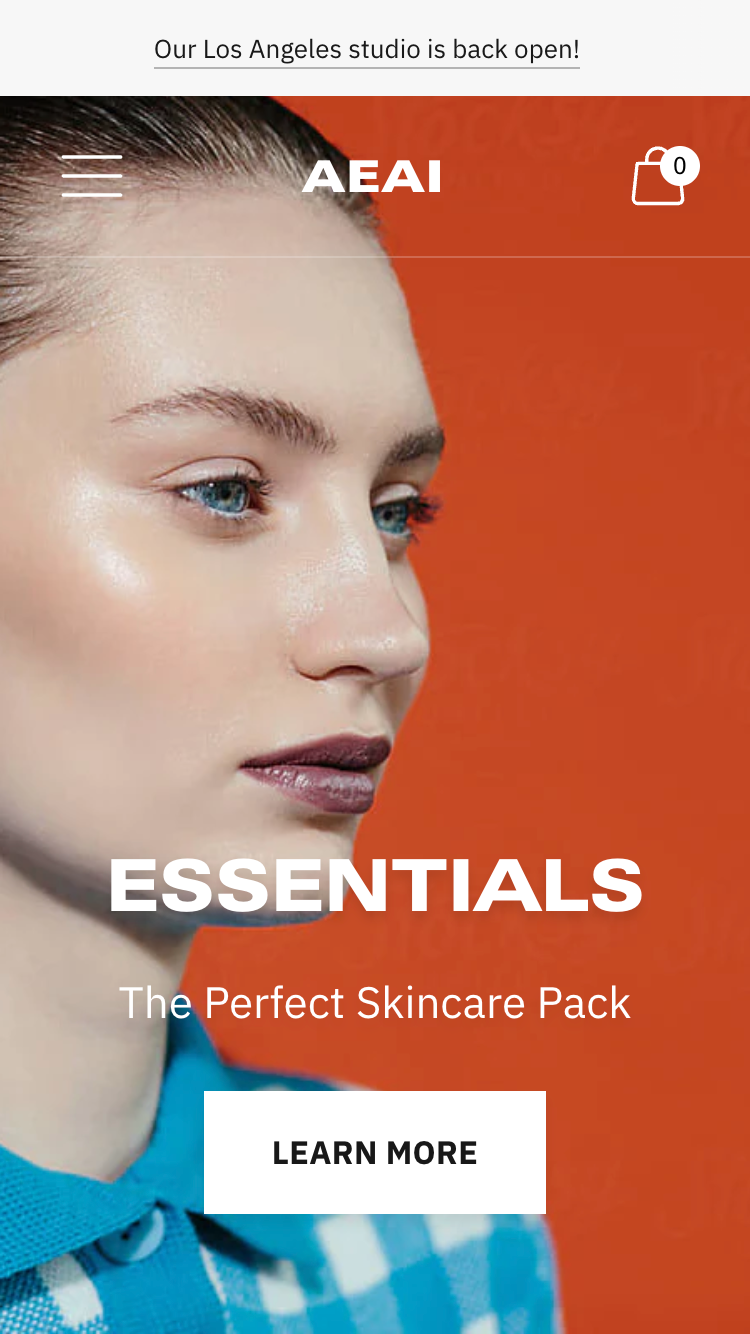 Aperçu de la version mobile du thème Spark dans le style « Clean »