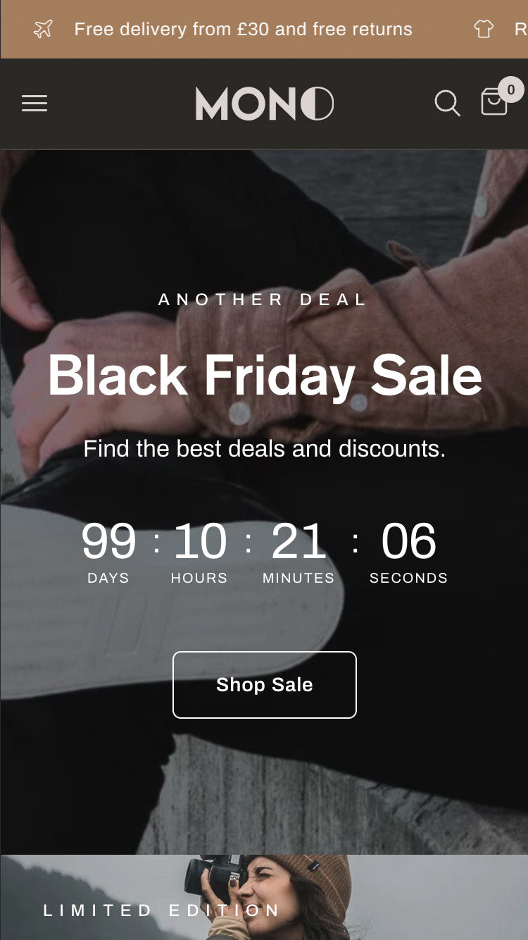 在“单声道”风格的改革移动预览