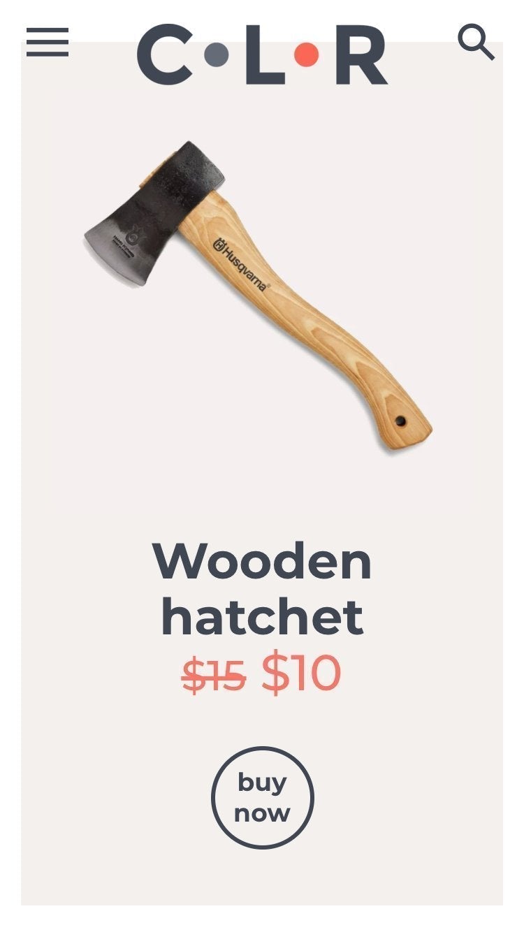 Mobile preview for Colors in the 