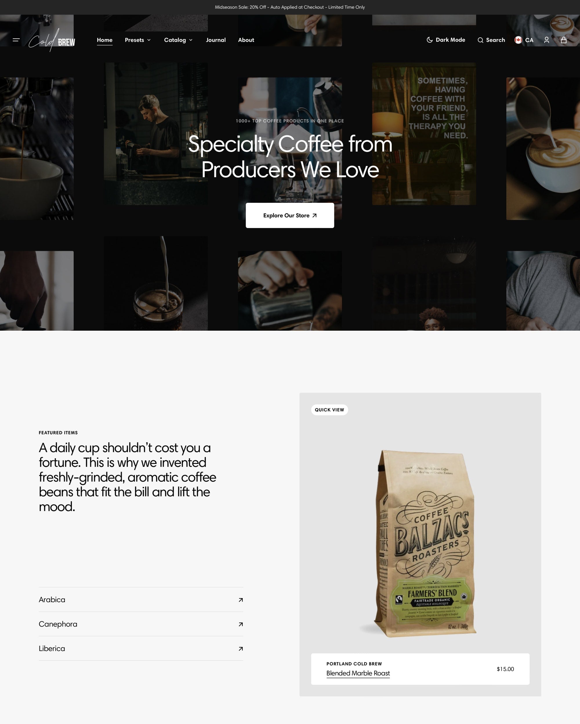 “波特兰”冷萃饮料