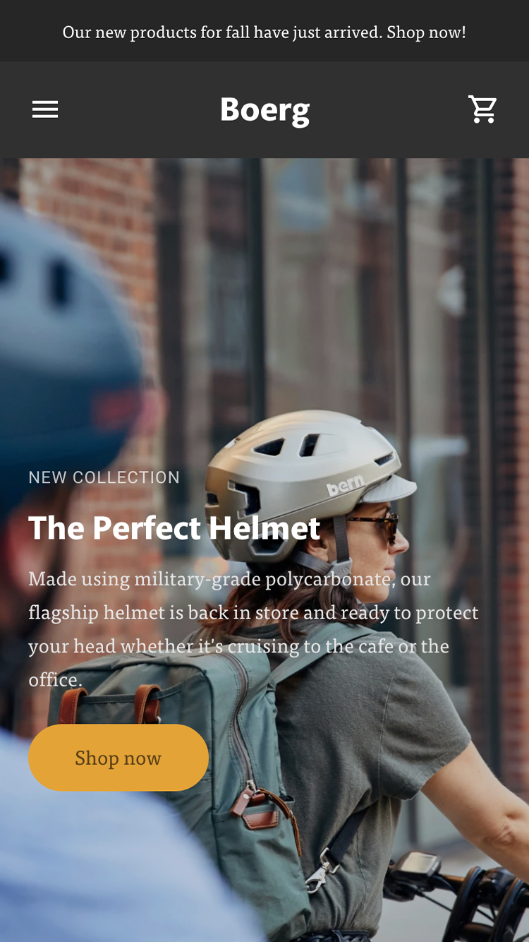 預覽行動版「Ira」樣式的Sport佈景主題