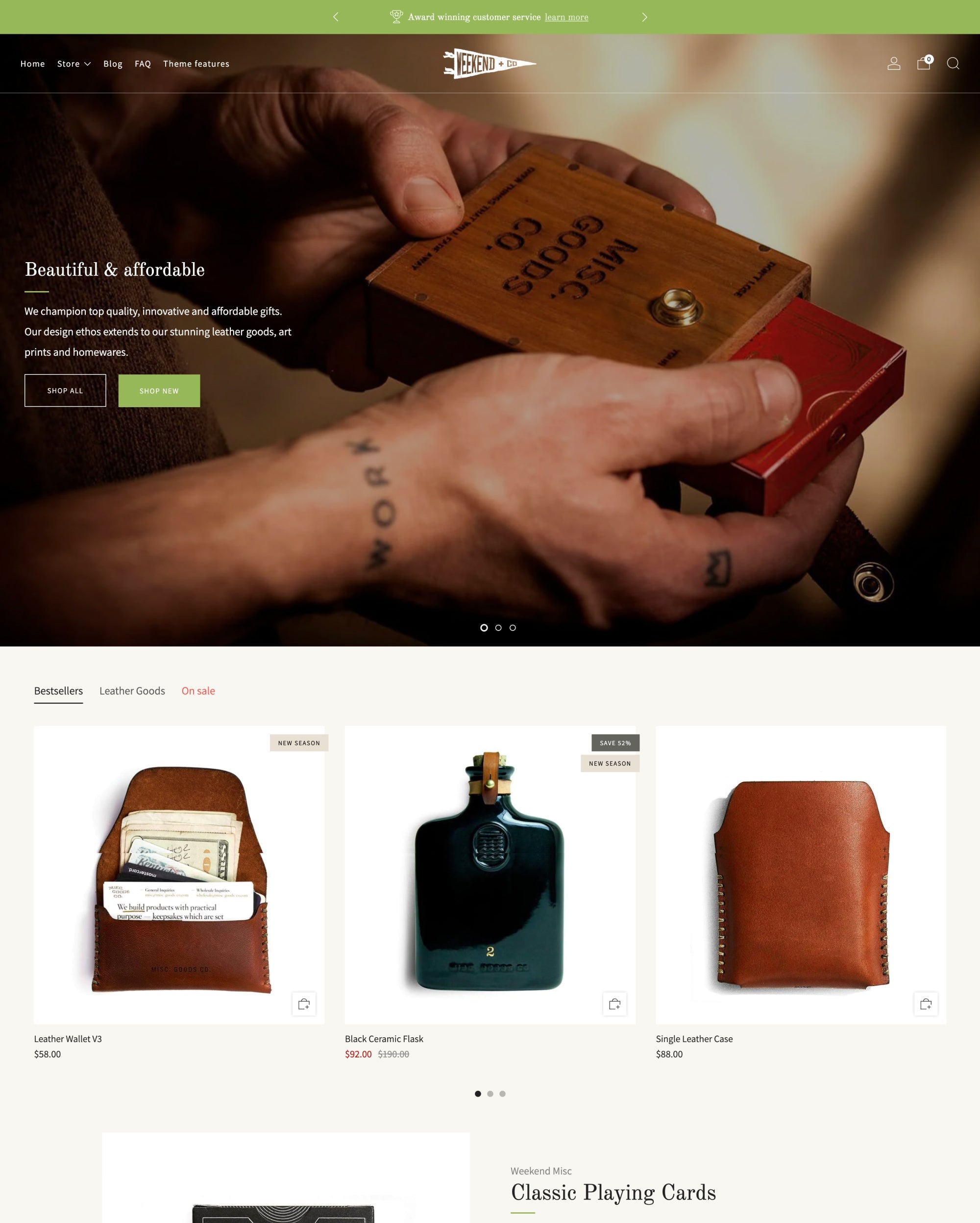 摘要de la版本倒电脑du主题举止文雅e dans le style « Weekend »