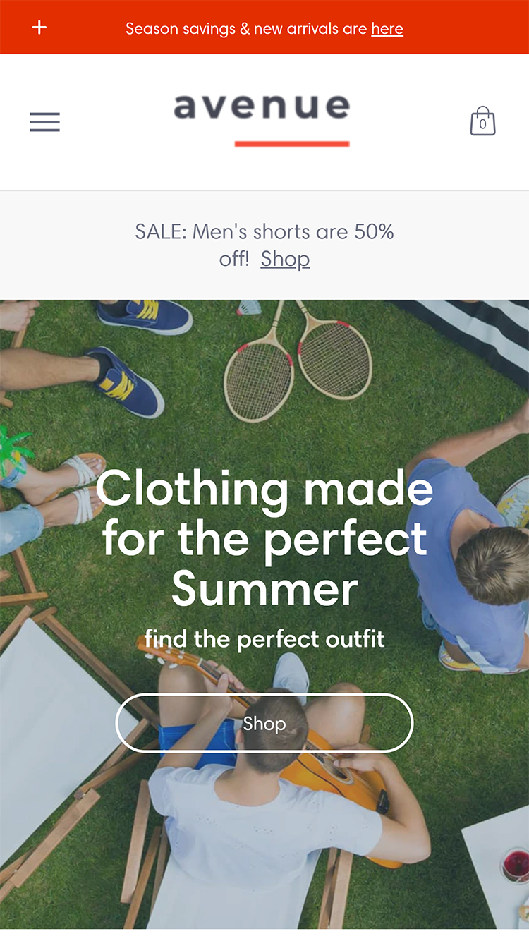 移动预览大道在“休闲”风格