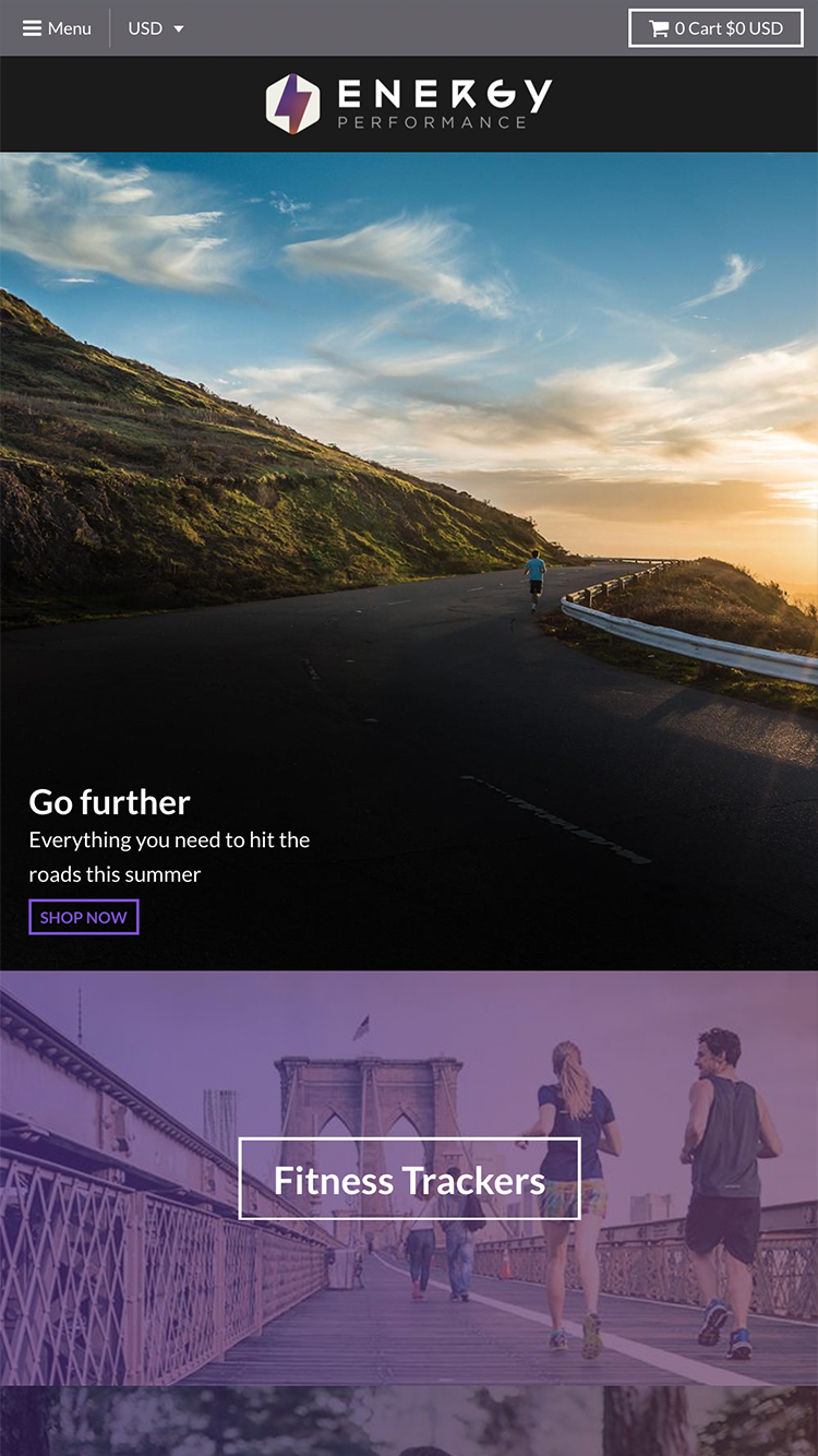 移动预览区在“能源”风格