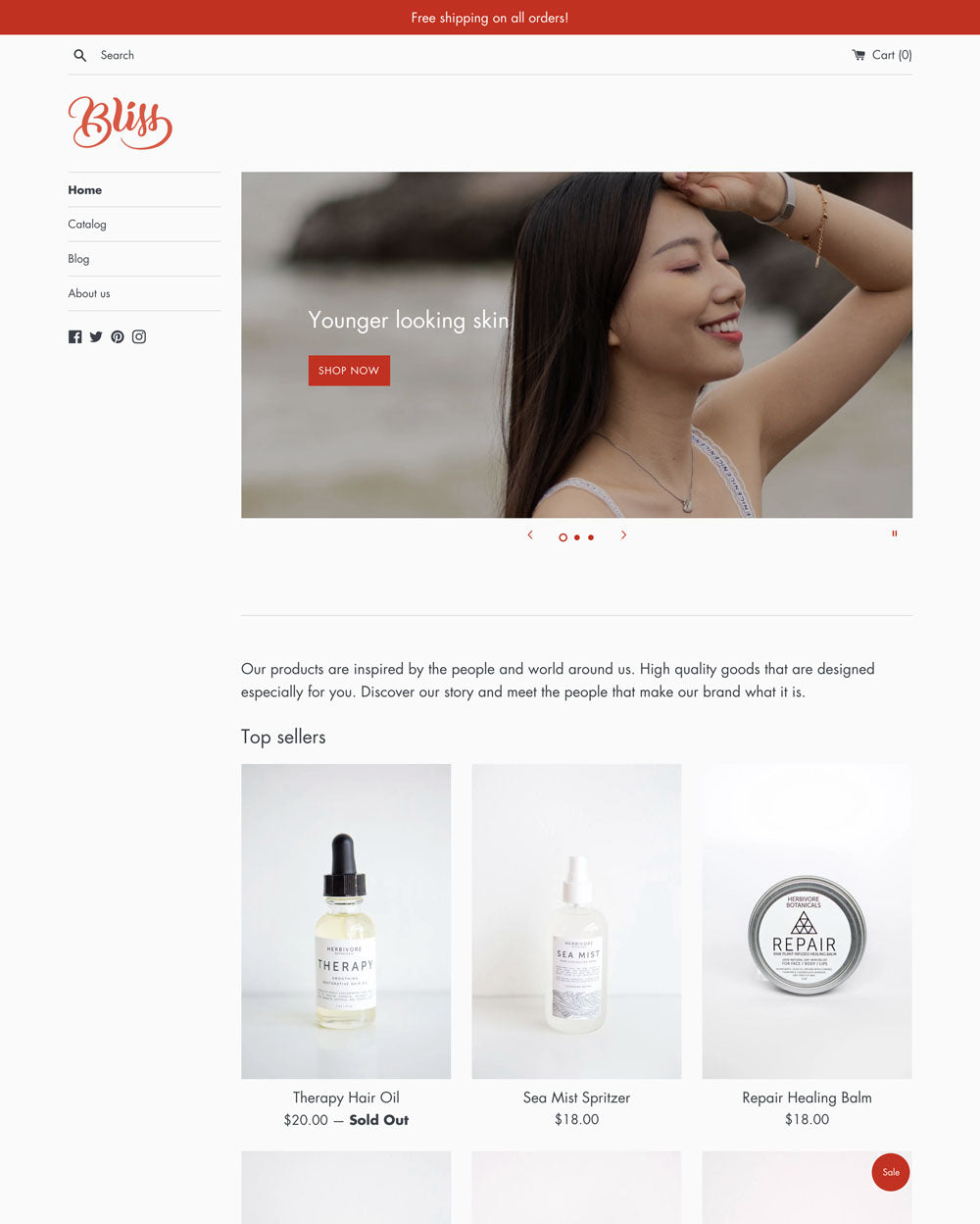 “美丽”风格的简单桌面预览