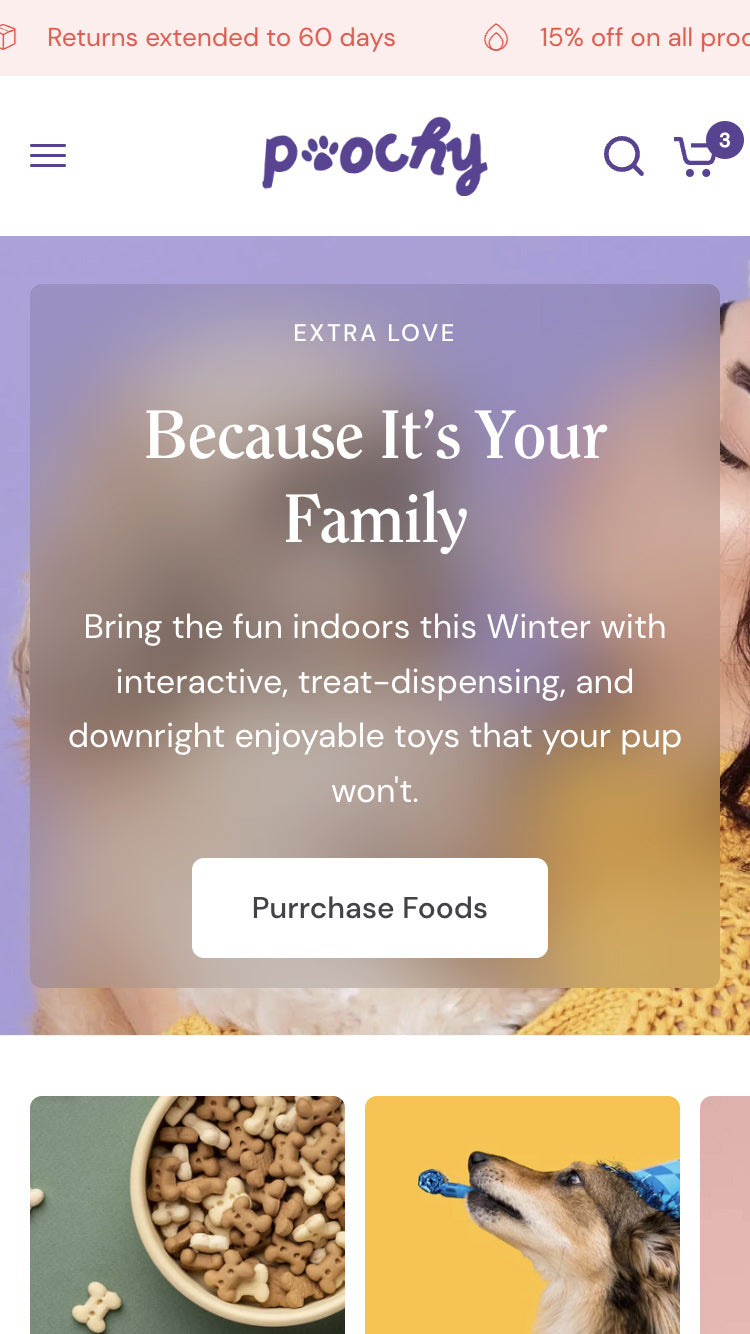 Anteprima in versione mobile di Vision nello stile “Poochy”