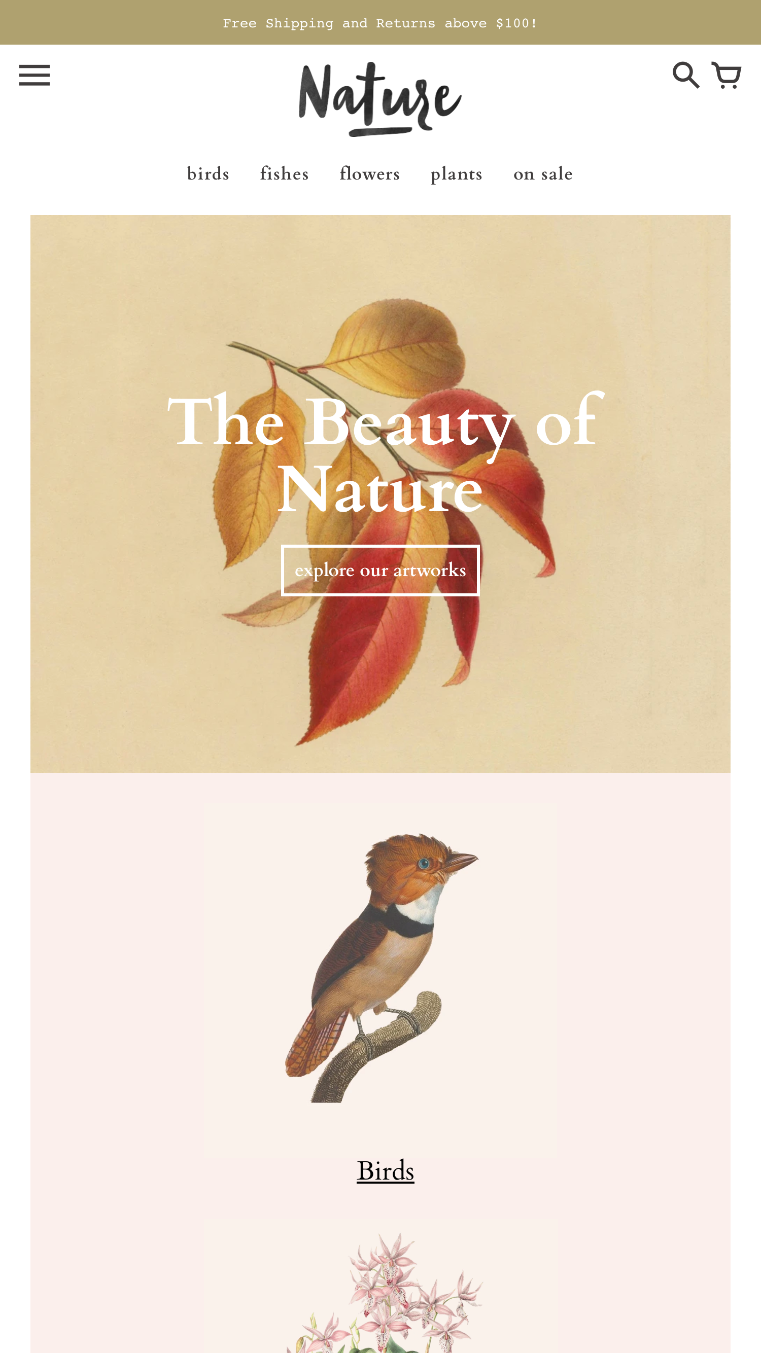 Mobile preview for Colors in the 