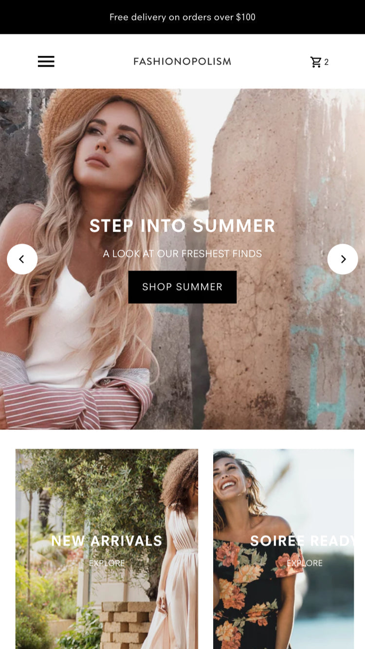 手机预览时尚“高级”风格