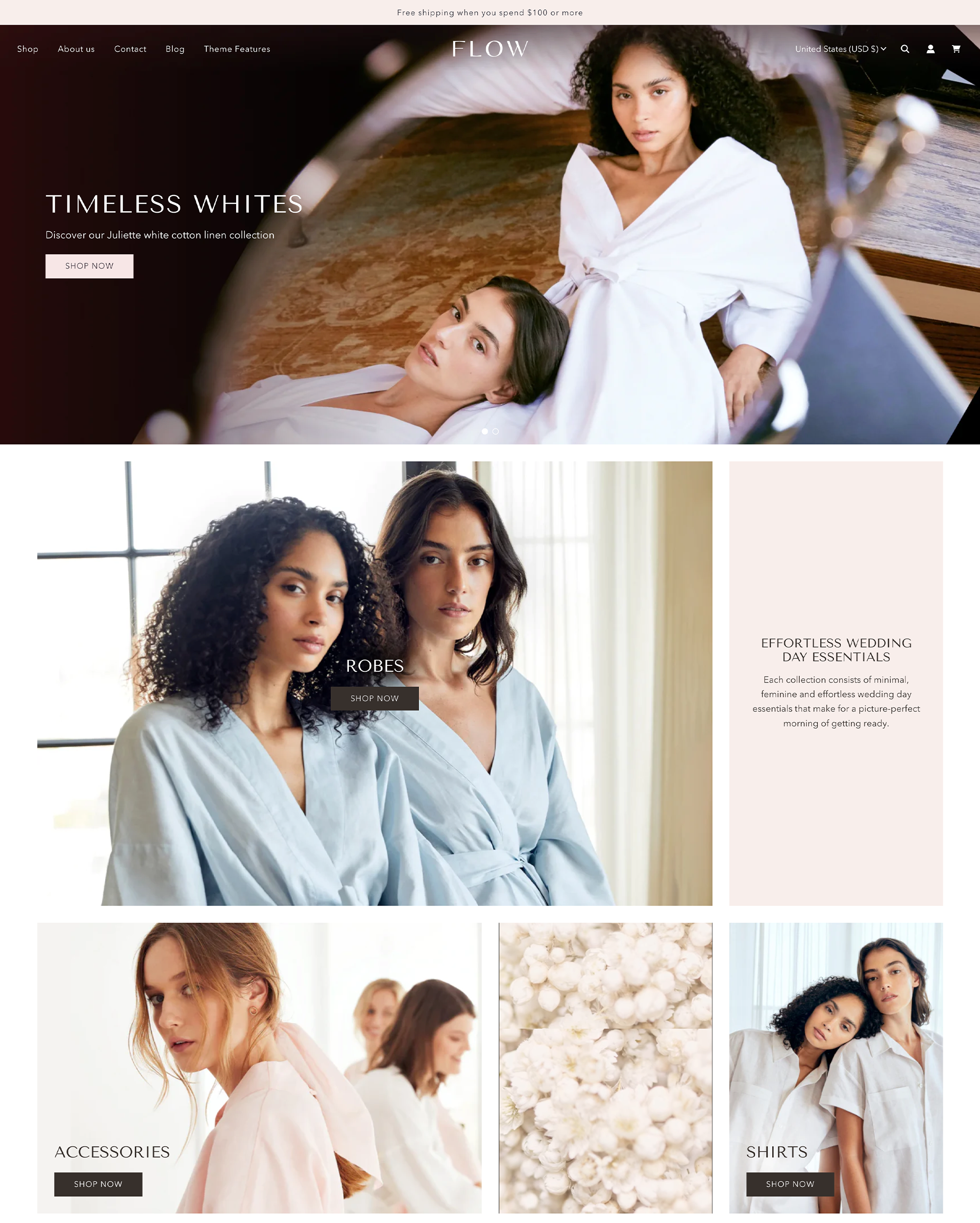 預覽電腦版「Flow」樣式的Cannes佈景主題