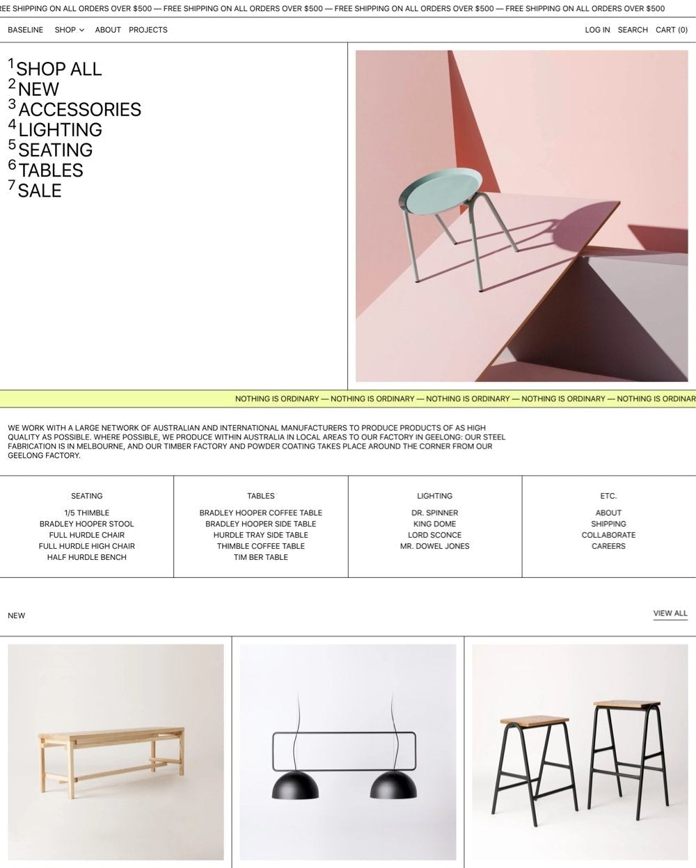 Vista previa de la versión de descriptionorio de Baseline en el estilo 