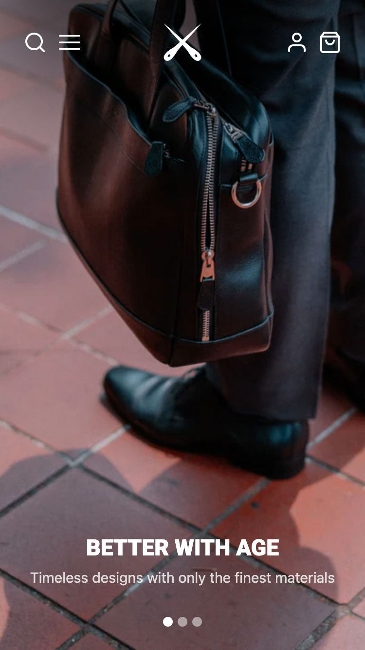 Mobiel voorbeeld van Galleria in de stijl 'Empire'