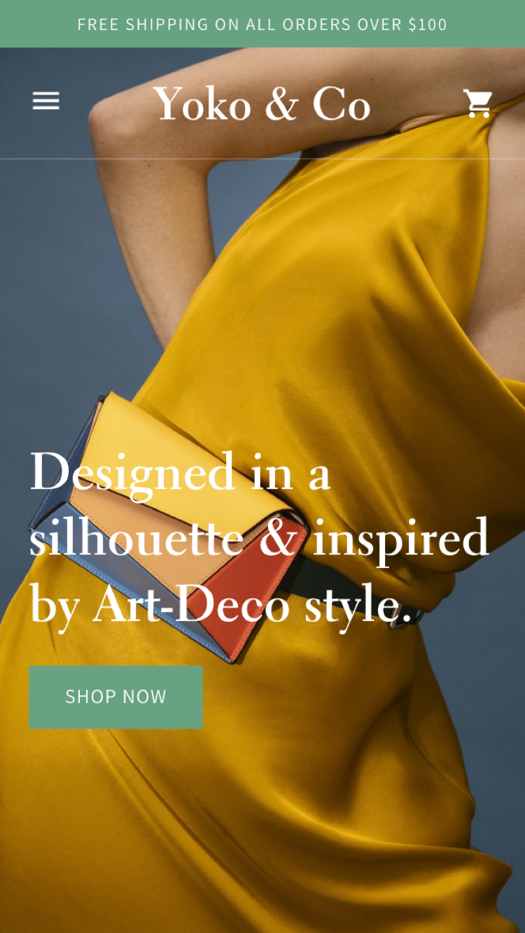 “别致”风格的移动预览上下文