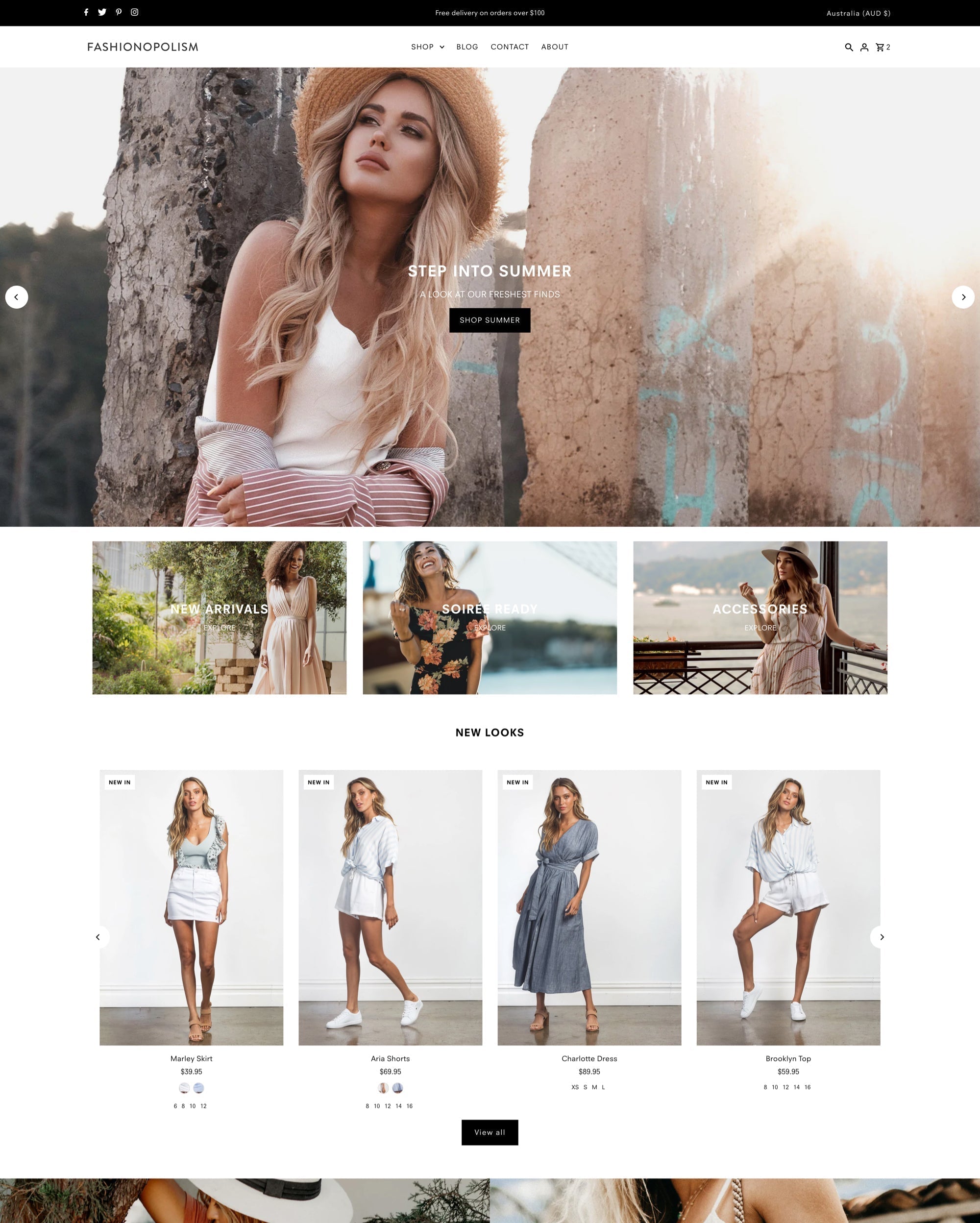 桌面预览的时尚“高级”风格