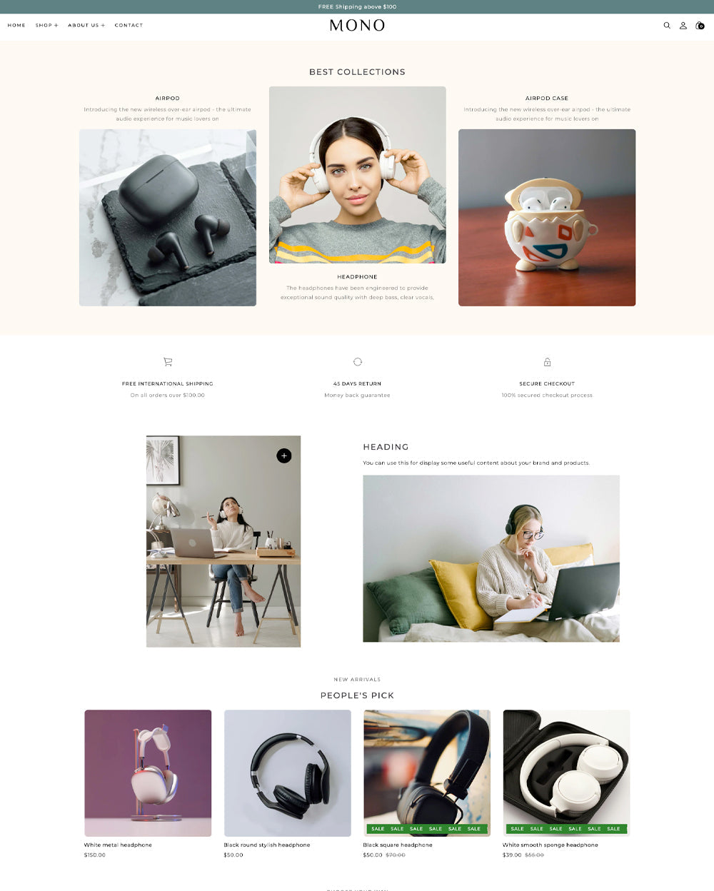 Desktop-Vorschau für Mono im Stil 