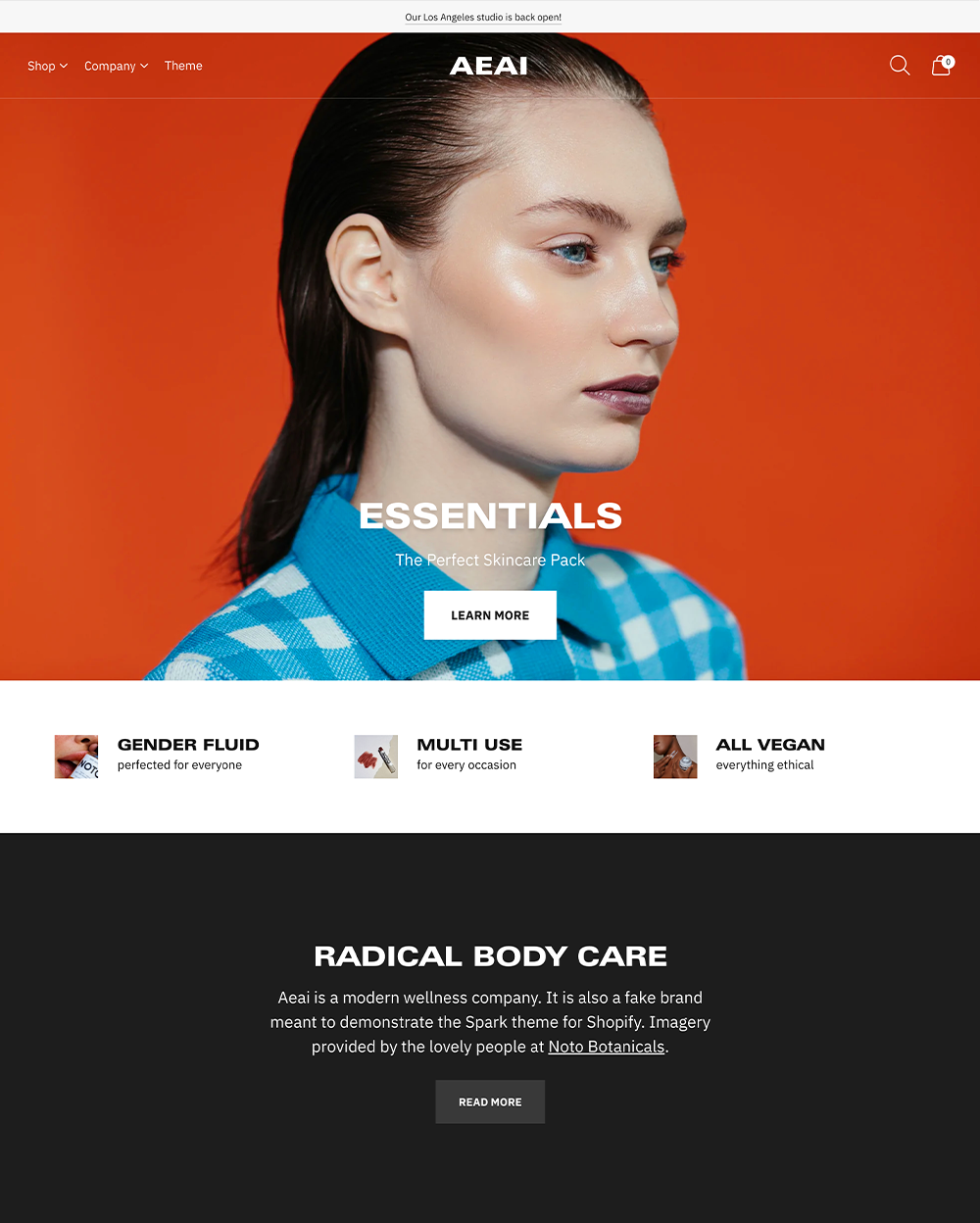 摘要倒电脑du de la版本me Spark dans le style « Clean »