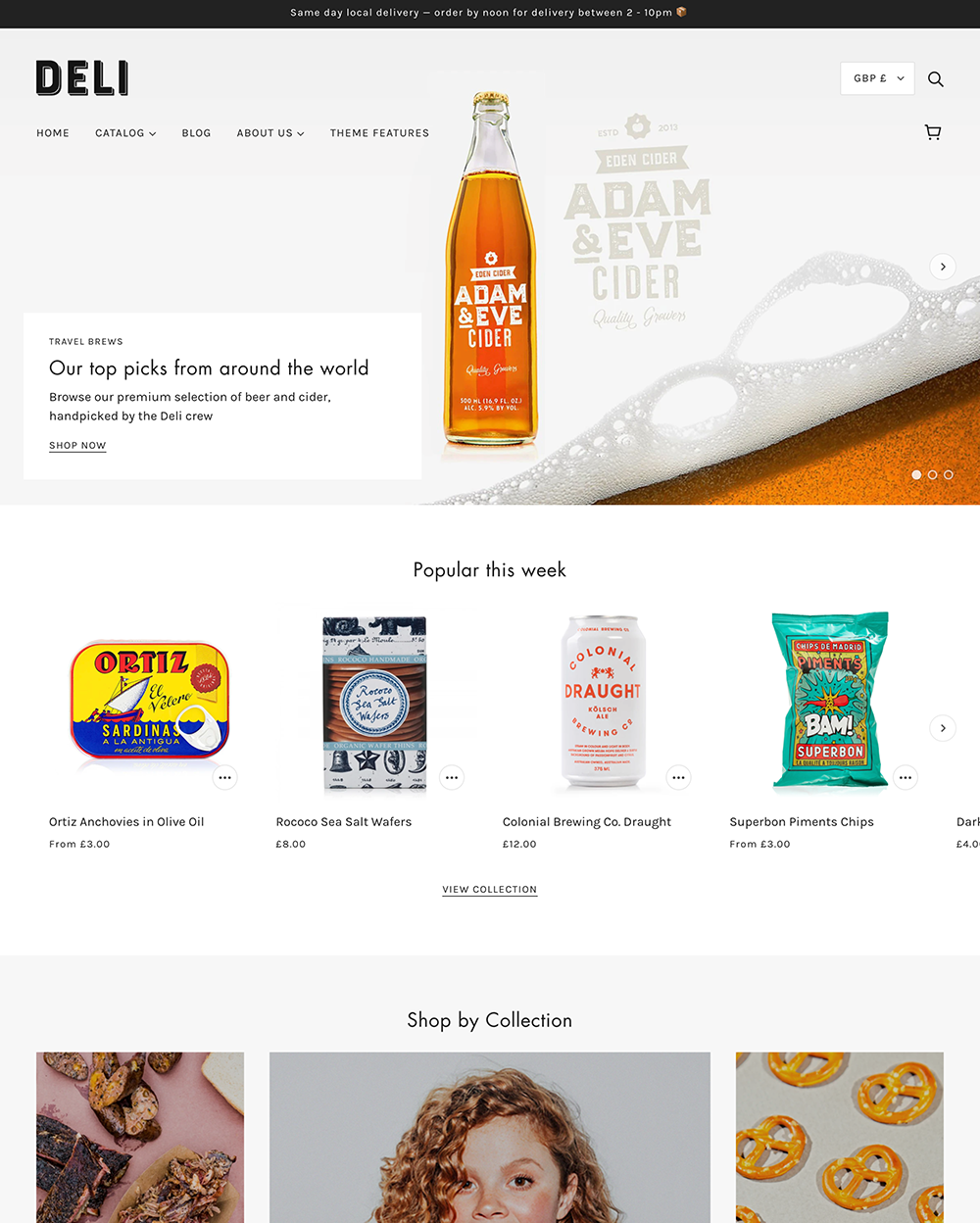 Forhandsvisning pa电脑Blockshop med stilen “Deli”