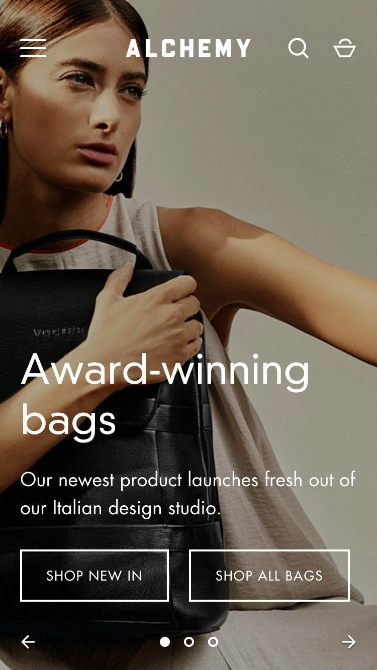 移动预览炼金术在“清洁”风格